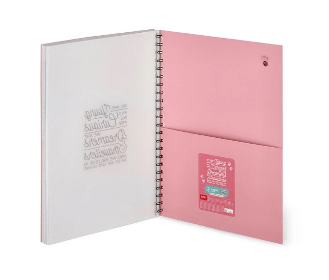 4wC7fjXfSCpDzK 3-in-1 Notebook mit Spiralbindung - Maxi A4 - 22x29,5cm 204 Seiten Meow Kitty Katze