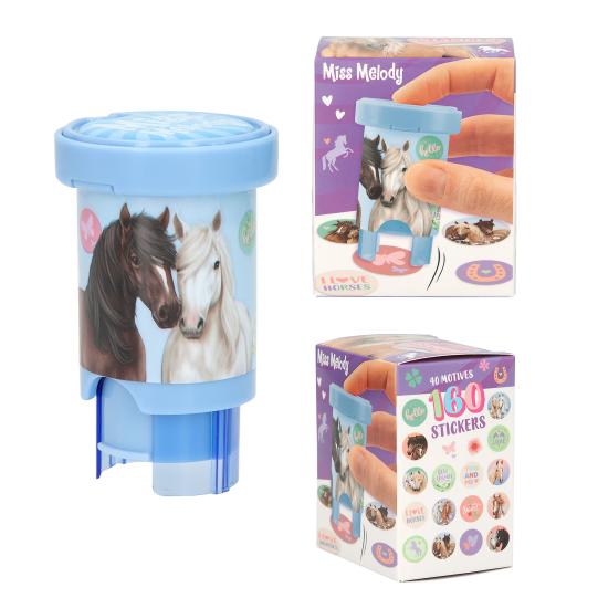 Miss Melody Sticker Stempel Pferde
