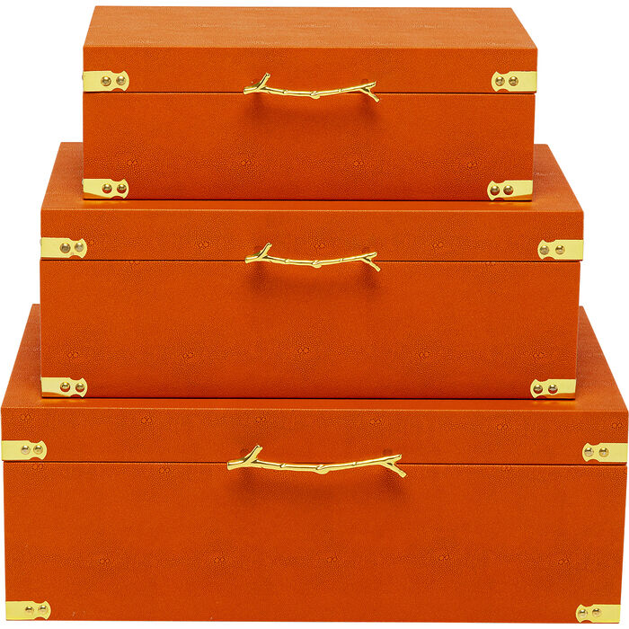 IMG_0321 Box Noah 3er Set Orange 20x56x3cm