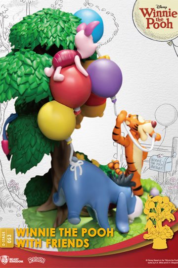7Ajqnh174RelEi Disney D-Stage Sammlerstück Diorama "Winnie The Pooh With Friends" 16cm PVC