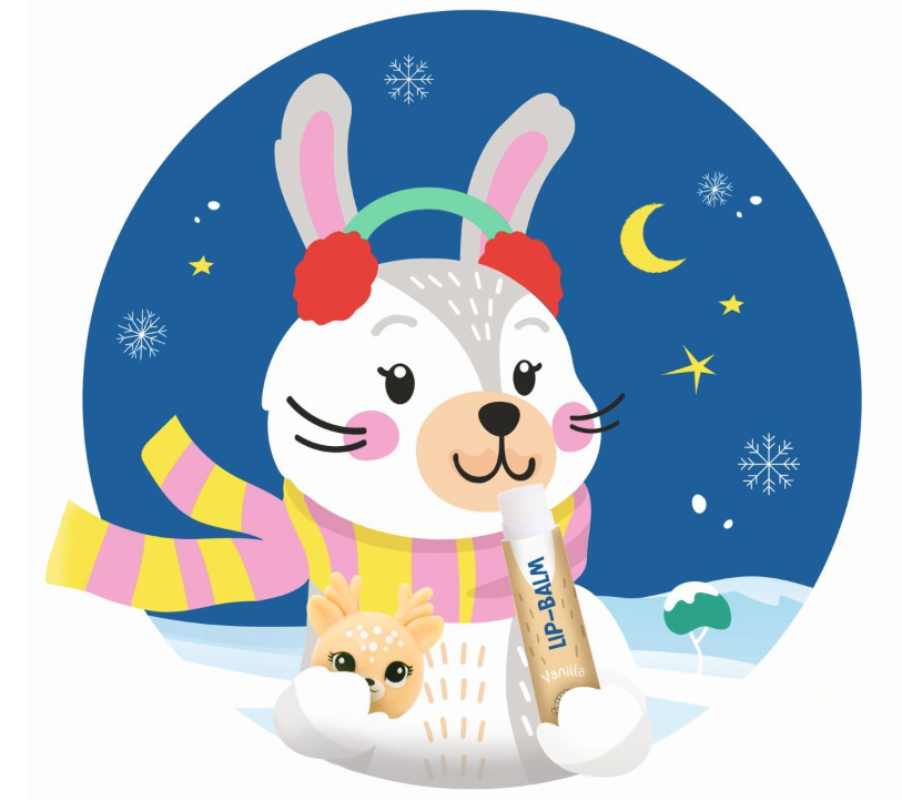  MAGIC MOMENTS Lippenbalsam mit Winterduft Rentier 