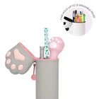 2 in 1 Silicone Pencil Case  Kawaii  Kitty