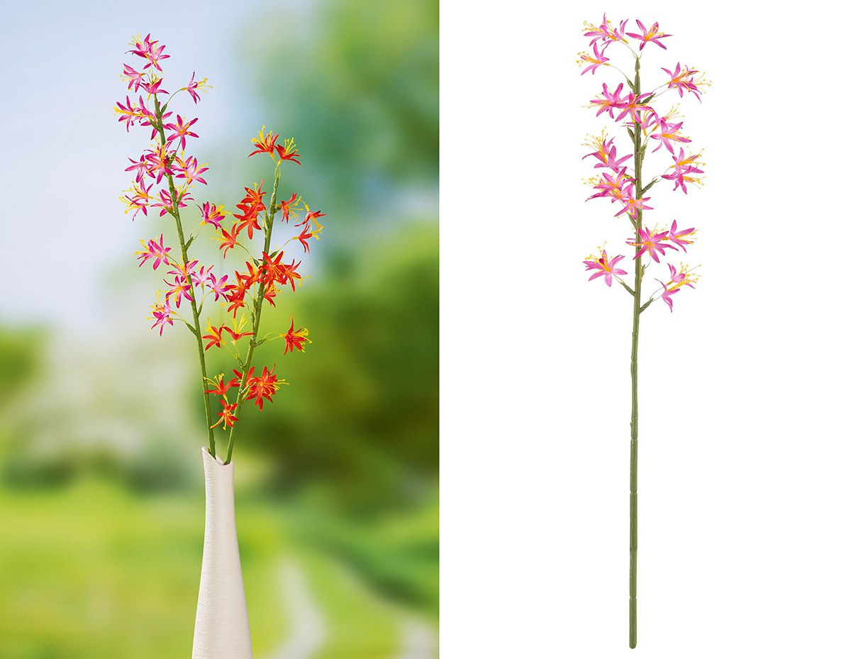 Stielblume Steppenkerze Kunststoff Pink 10x65cm Stielblume Steppenkerze Kunststoff Pink 10x65cm