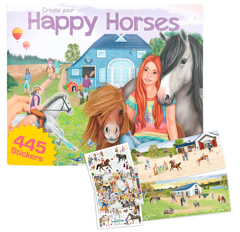 Create your Happy Horses - Stickerbuch