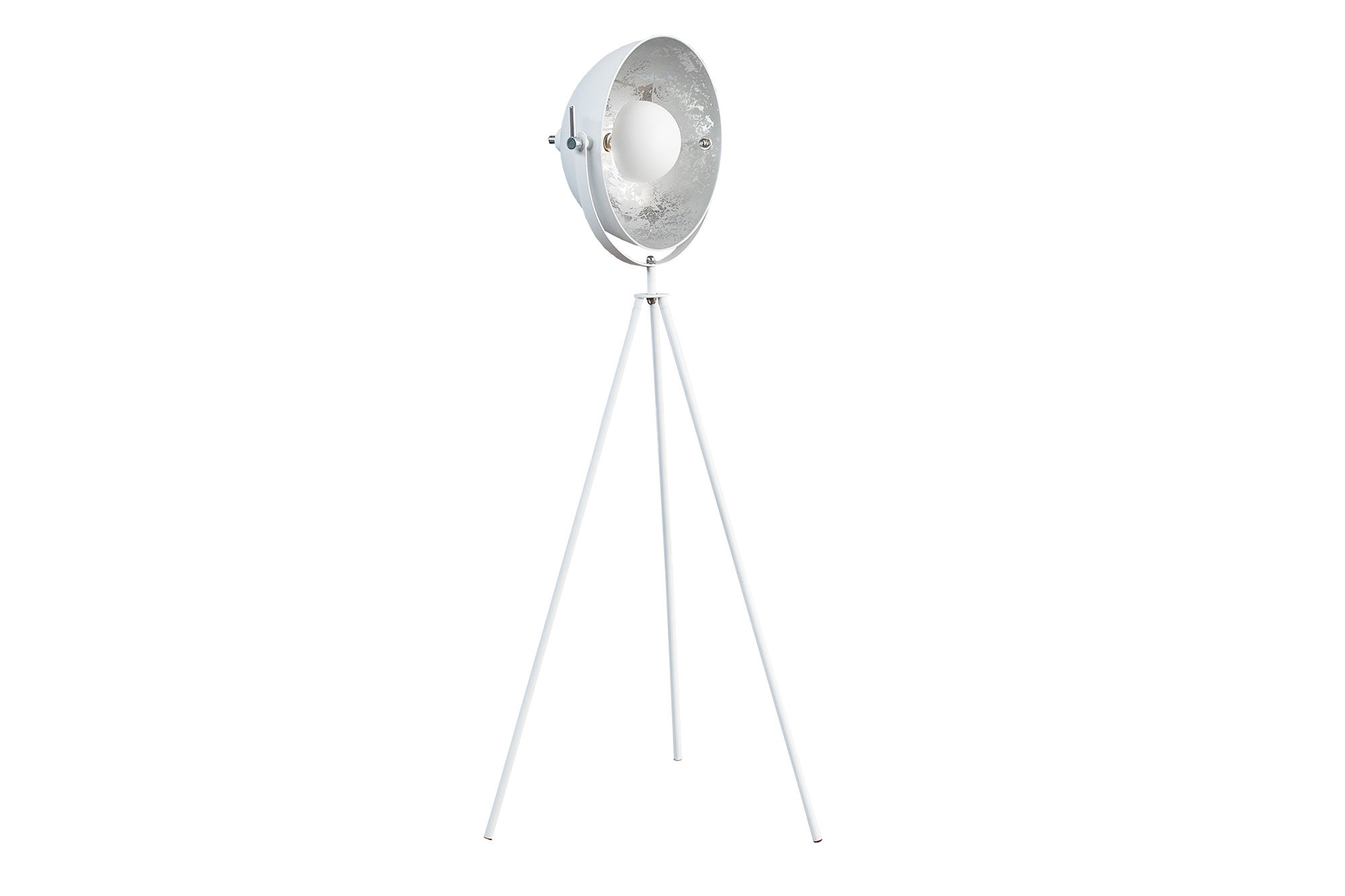 Stehleuchte STUDIO Alu E27 Weiß 65x38x145cm