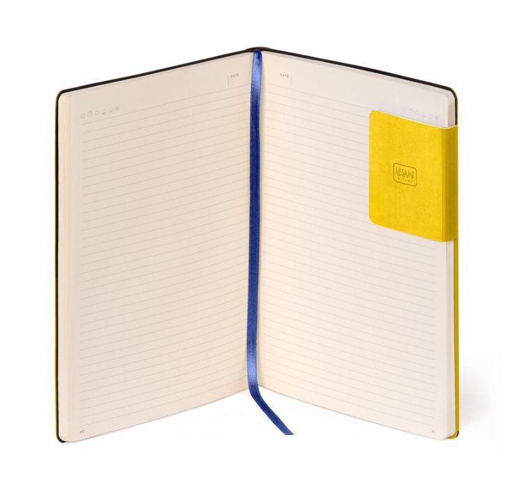 4ZriQ5Yz09oktT Liniertes Notizbuch - Large - My Notebook 17,5x24,3cm 192 nummerierte Seiten Yellow Freesia Gelb