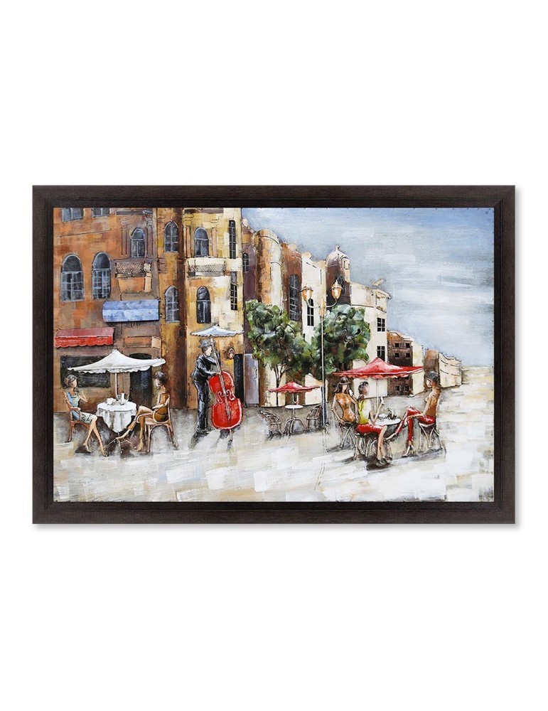 3D Wandbild DAYS IN FRANCE auf Metallplatte inkl. Rahmen 8x131,5x91,5cm
