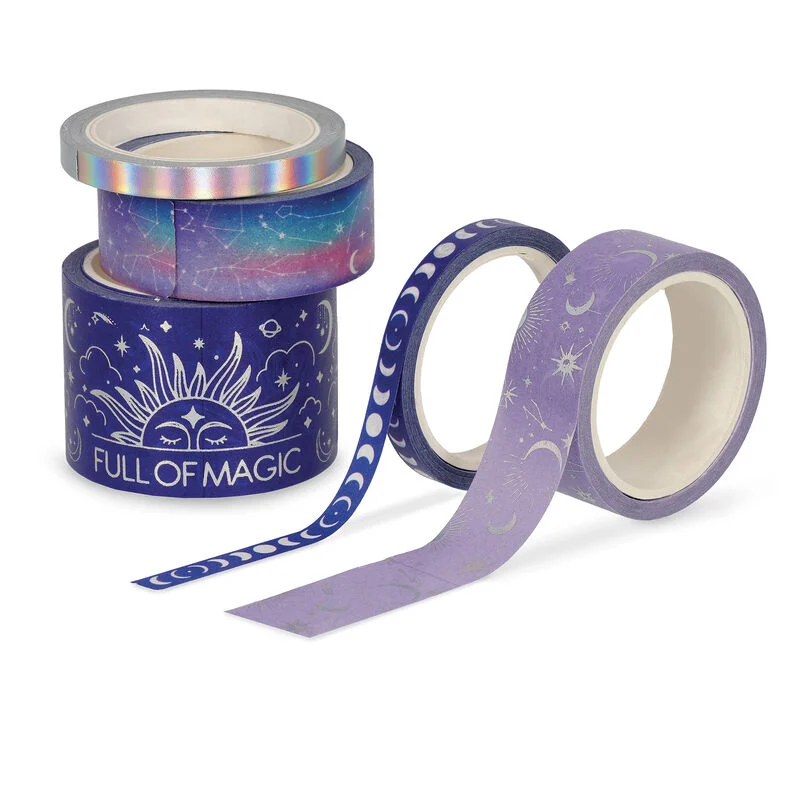 Papier-Klebebänder - Tape bei Tape Washi Tape 5er-Set Magic