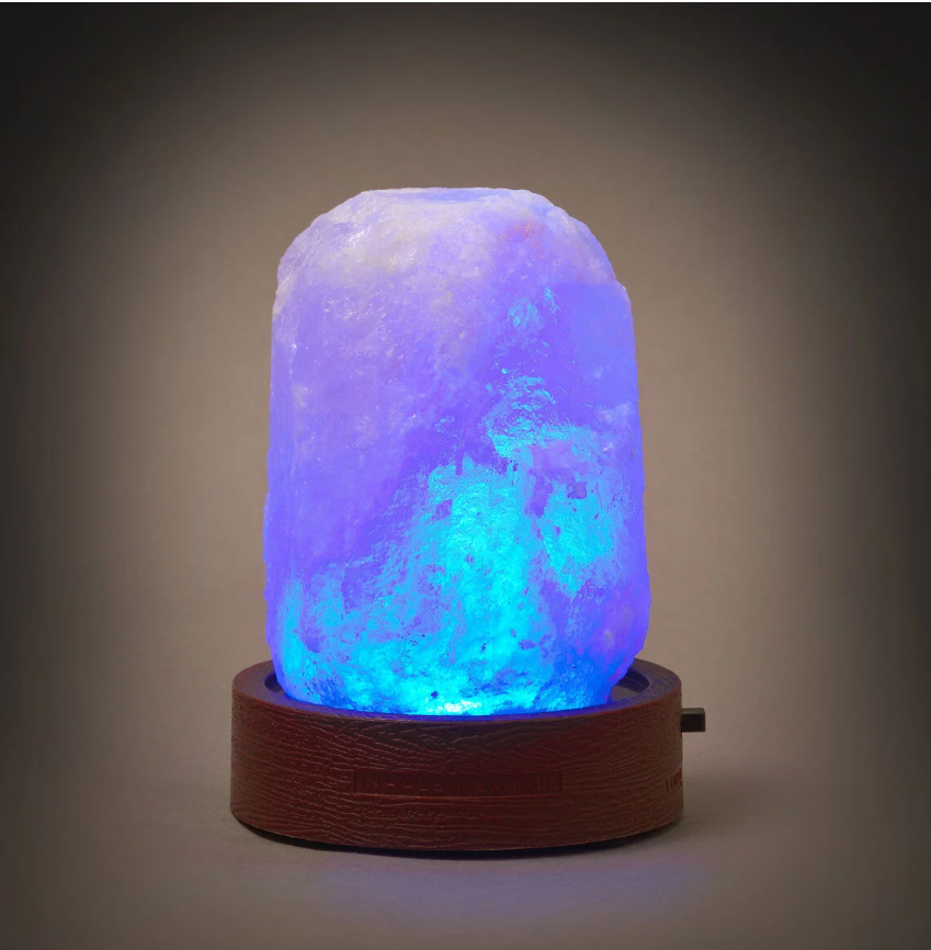 2Xd5SO0fZV8Nxr Mini Himalaya-Salzlampe RGBW Batteriebetrieben 7x7x9,5cm