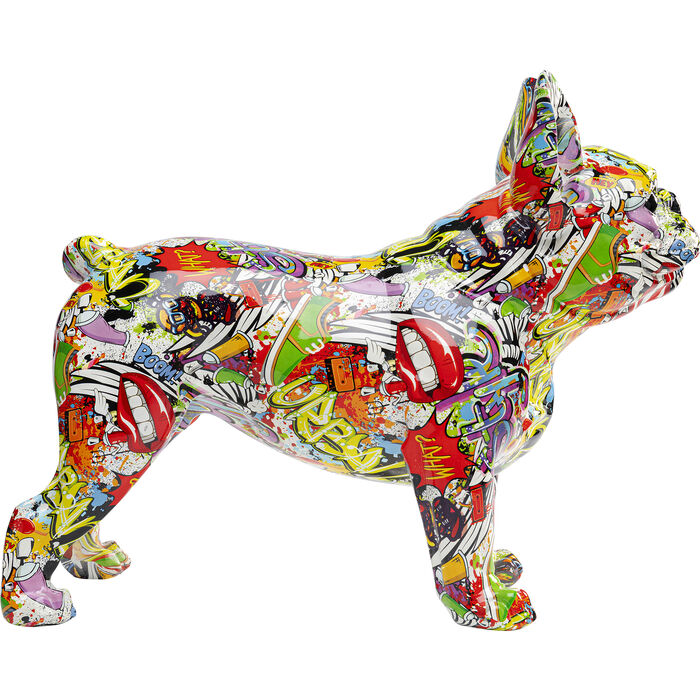 61788_1 Dekofigur COMIC DOG Bunt 40x50x24cm