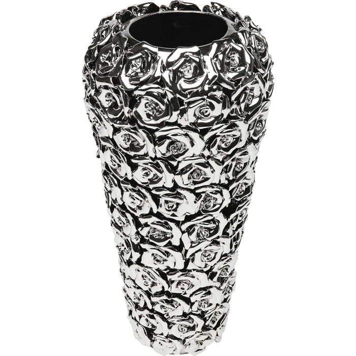 87GdlRNZefTYsb Vase Rose Multi Chrome Big handgearbeitet Unikat 45x21,5x21,5cm