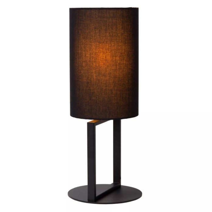 Tischlampe HERMAN Baumwolle Stahl E27 20x20x50cm