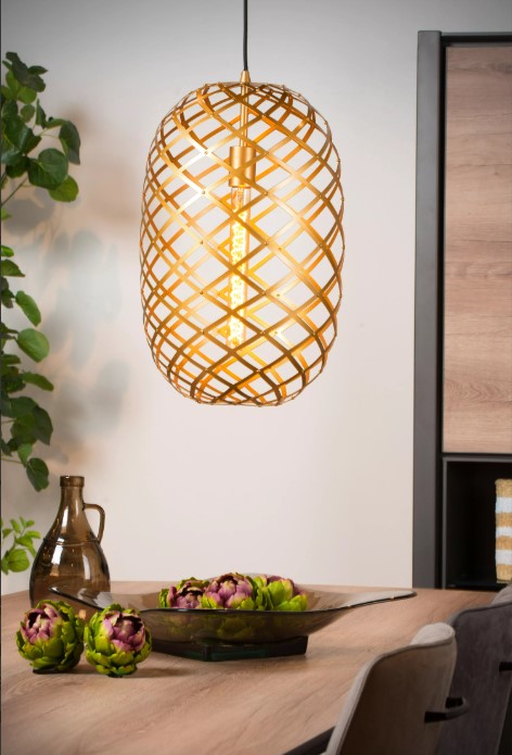 Pendelleuchte WOLFRAM Metall E27 dimmbar 32x32x180cm
