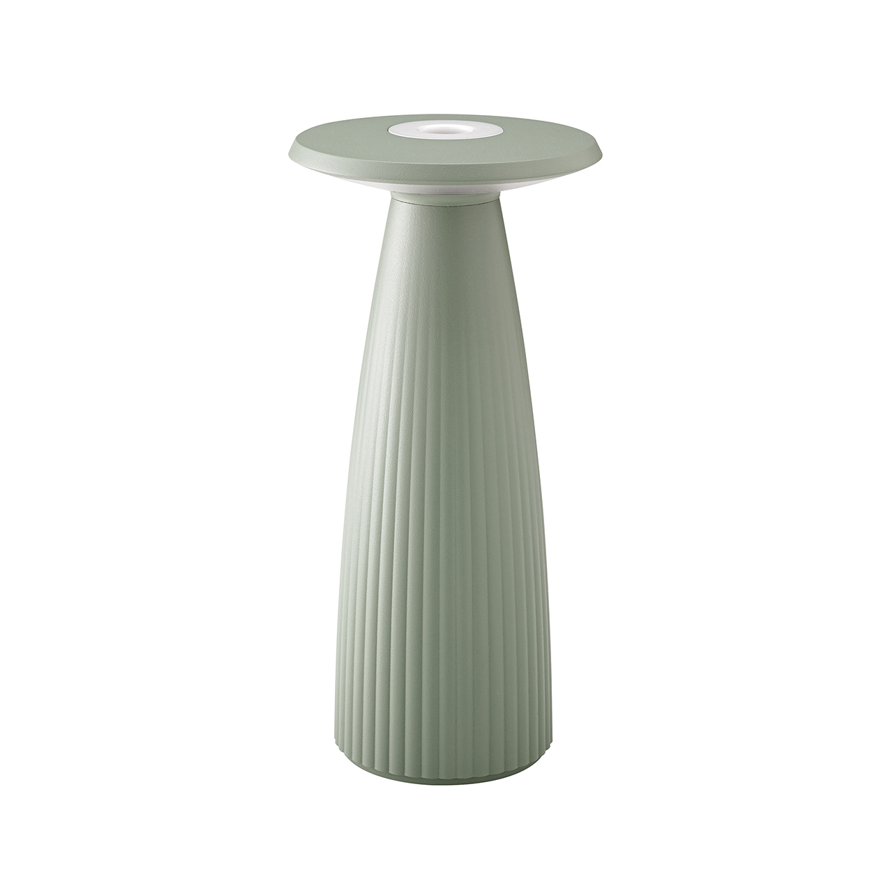 LED Akku-Tischleuchte NUFLAIR Aluminium Salbeigrün 2,2W 170lm 2200K/2700K Flex Dim IP54 5,8x5,8x24cm LED Akku-Tischleuchte NUFLAIR Aluminium Salbeigrün 2,2W 170lm 2200K/2700K Flex Dim IP54 5,8x5,8x24cm