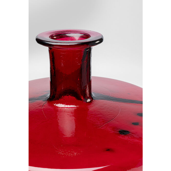 Vase TUTTI Recyceltes Glas Rot 35x35x45cm