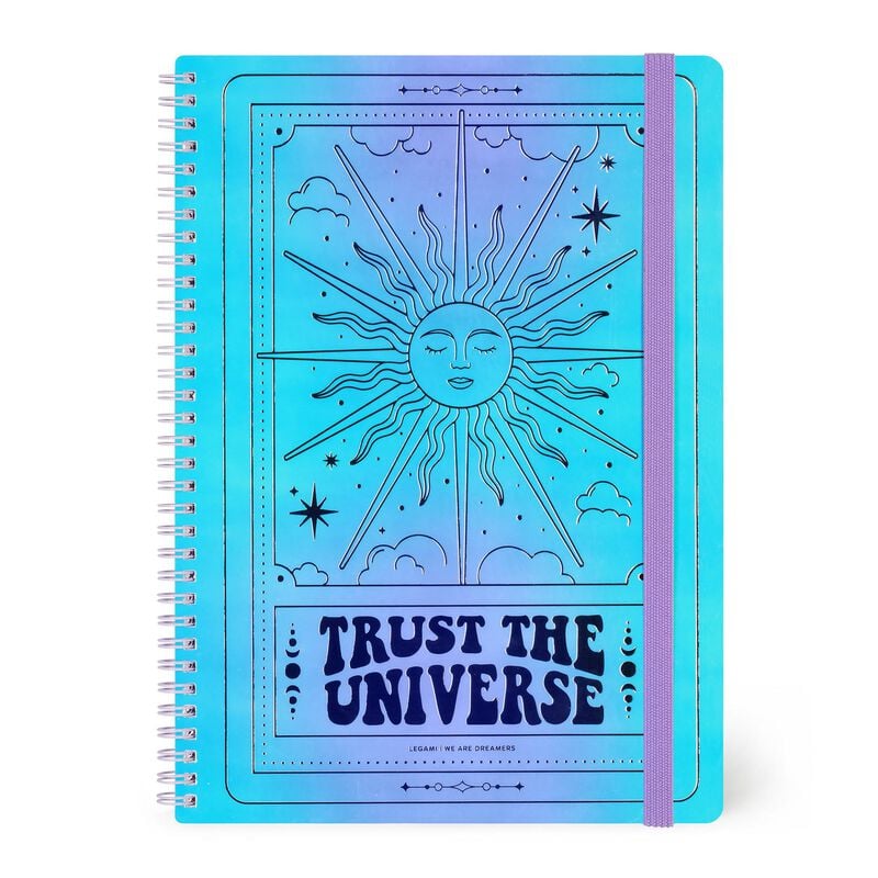 Liniertes Notizbuch Maxi Spiralbindung A4-Format TAROT 160 Seiten 1,2x21x29cm