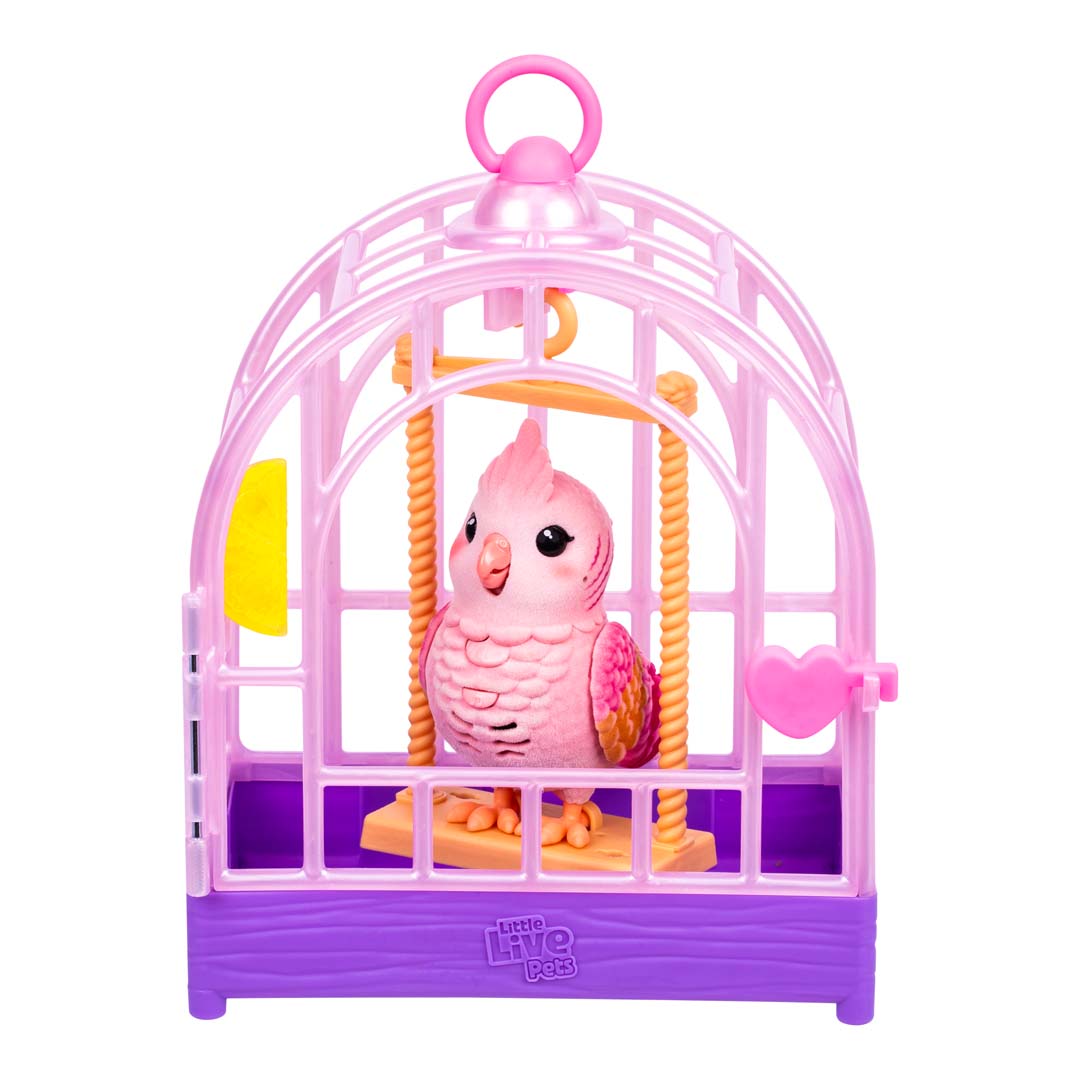 Interaktives Little Live Pets MY REALLY REAL BIRD ROSIE inkl. Vogelkäfig Pink 13,8x19,8x28,2cm Interaktives Little Live Pets MY REALLY REAL BIRD ROSIE inkl. Vogelkäfig Pink 13,8x19,8x28,2cm