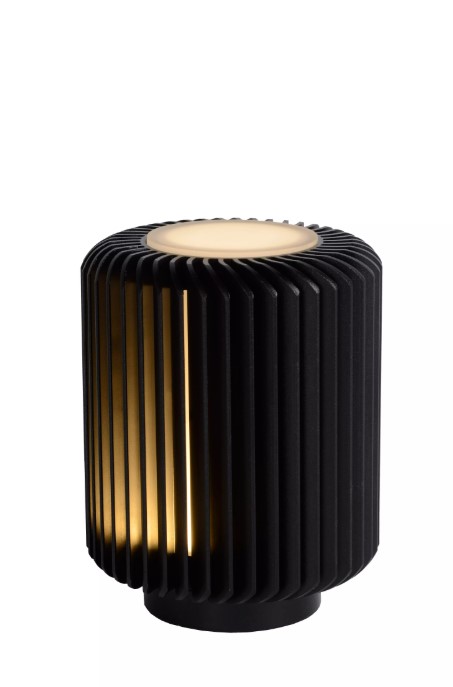1crNnzXbAsdjKw Tischleuchte TURBIN Aluminium 5W 400lm 3000K Warmweiß dimmbar 10,6x10,6x13,7cm