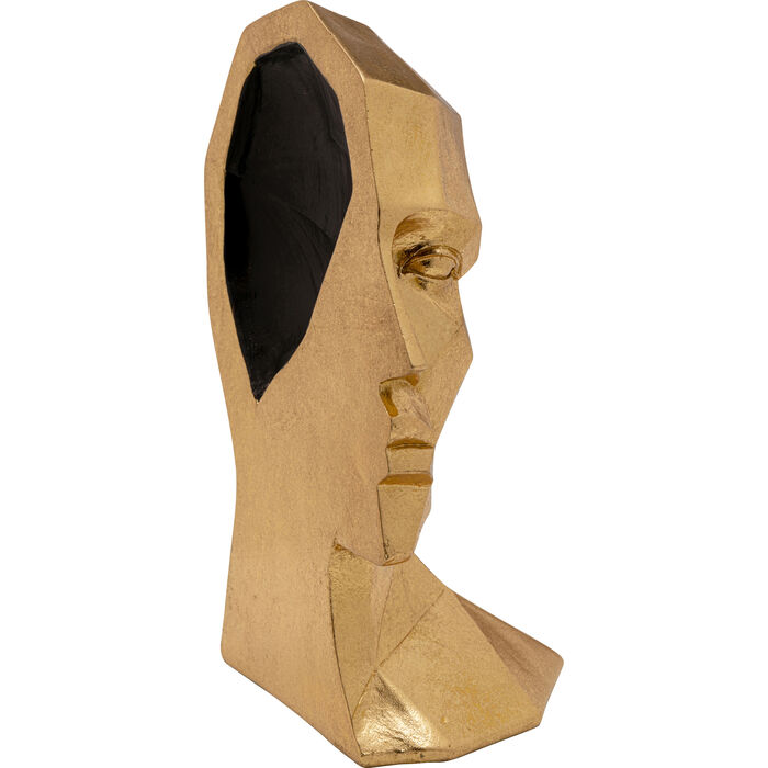 8PGbQIEeNyPmkf Buchstütze FACE 2er-Set handbemalt Unikat 24x16x11,5cm