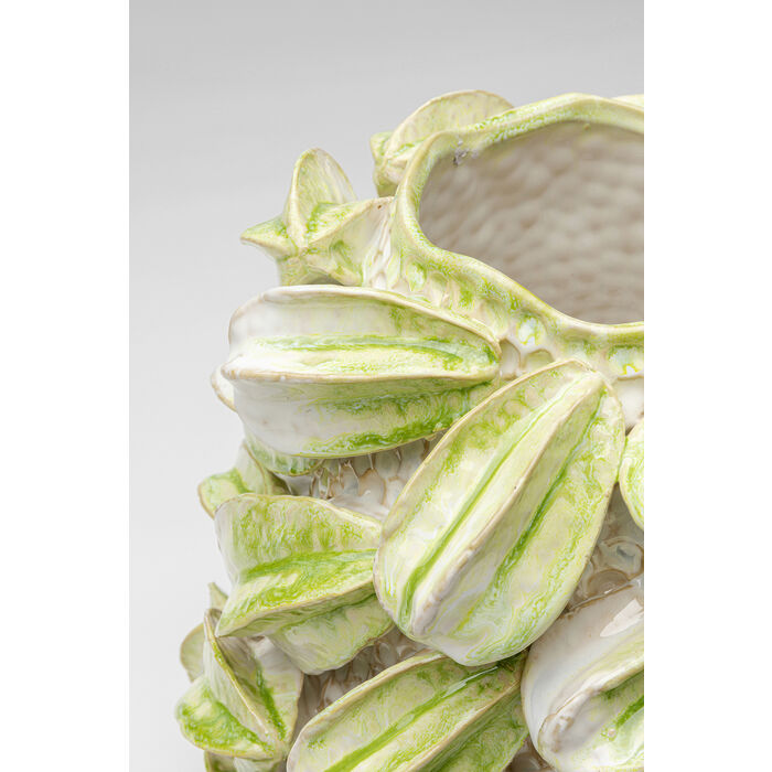 2EUW6pshCHAVkP Vase Carambola handgearbeitet Unikat 36,5x32x31,5cm