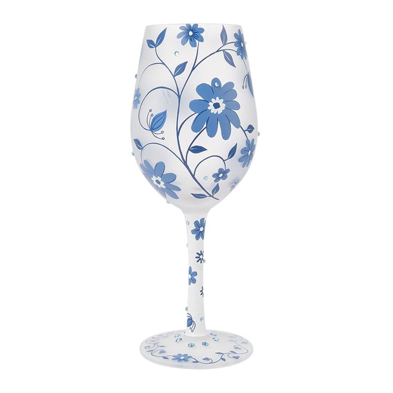Weinglas CHINOISERIE CHARM by Lolita handbemalt Unikat 444ml 8,5x8,5x22,5cm Weinglas CHINOISERIE CHARM by Lolita handbemalt Unikat 444ml 8,5x8,5x22,5cm