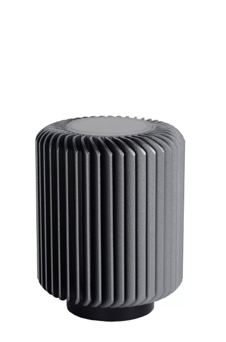 2LoaLwks3QheUP Tischleuchte TURBIN Aluminium 5W 400lm 3000K Warmweiß dimmbar 10,6x10,6x13,7cm