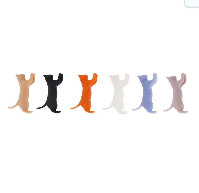 1ackNz62msduL5 Glasmarker 6er Set MEOW KITTY