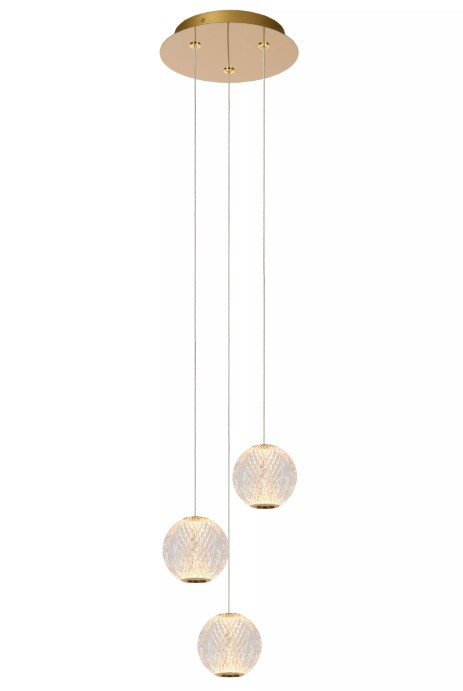 11xOhnUeJKABLh Pendelleuchte CINTRA Acrylglas 3x4,7W 283lm 2700K Warmweiß dimmbar