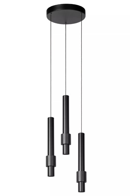 2-1 Pendelleuchte MARGARY Aluminium 3x4W 433lm 2700K Warmweiß 28x28x169cm