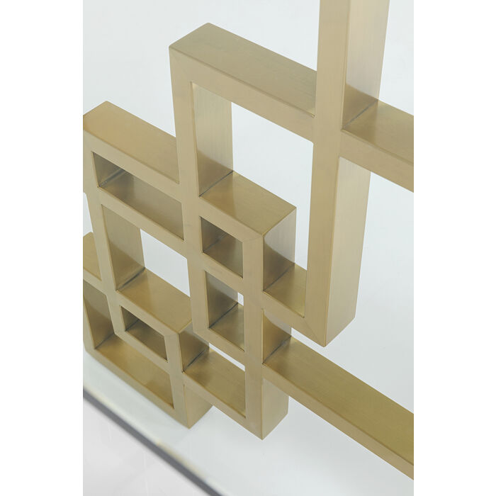 13aLs8AgW04hPjb Tisch BOULEVARD ESG-Sicherheitsglas Gold 75x100x200cm