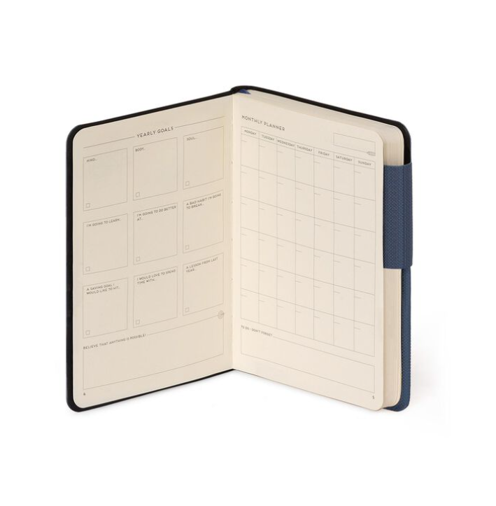 3ufHX20vspJwva Liniertes Notizbuch - Small - My Notebook 9,5x13,5cm 192 nummerierte Seiten Galactic Blue