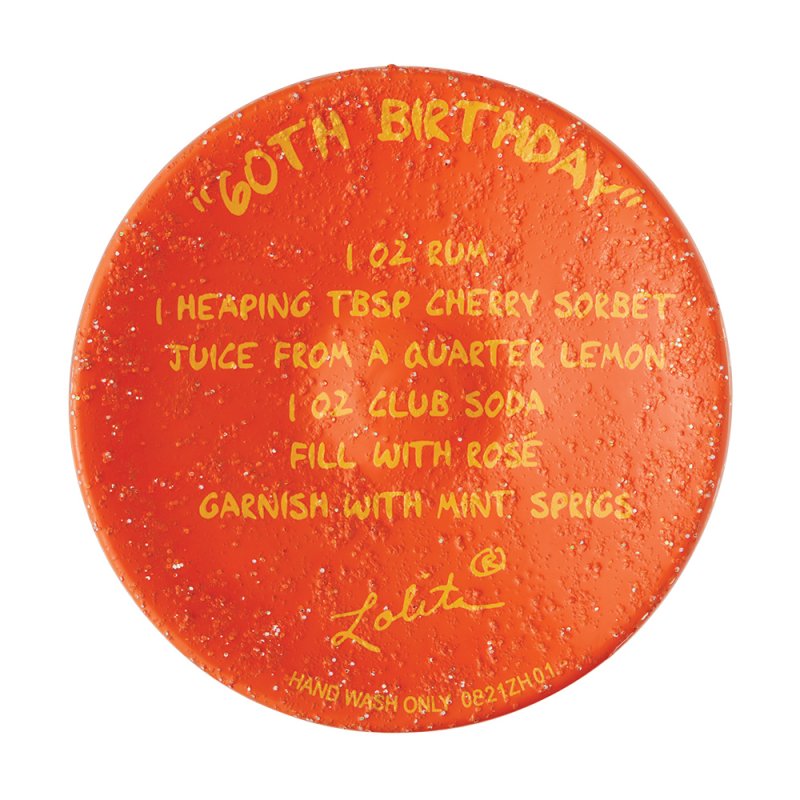 Weinglas HAPPY 60TH BIRTHDAY by Lolita handbemalt Unikat 444ml 8,5x8,5x22,5cm Weinglas HAPPY 60TH BIRTHDAY by Lolita handbemalt Unikat 444ml 8,5x8,5x22,5cm