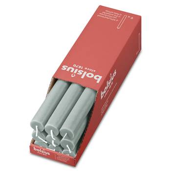 9er-Pack Haushaltskerze RUSTIK Jadegrün 2,3x2,3x27cm