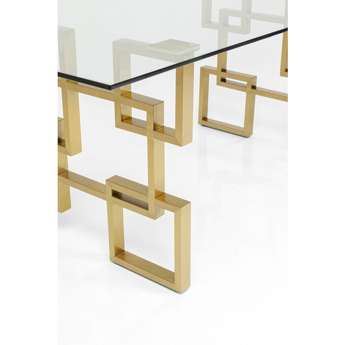 11PLeQou0duDUZg Tisch BOULEVARD ESG-Sicherheitsglas Gold 75x100x200cm