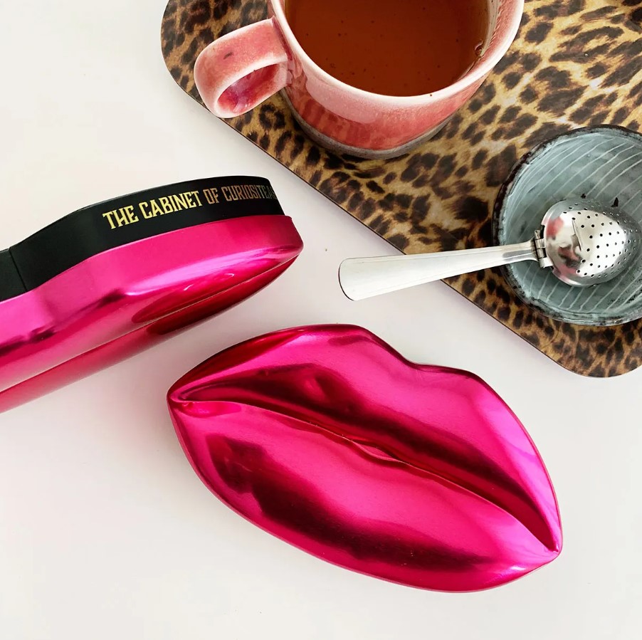 4vzLPyH8ylCsBT Geschenkdose Pink Lips "BISOU, BISOU!"