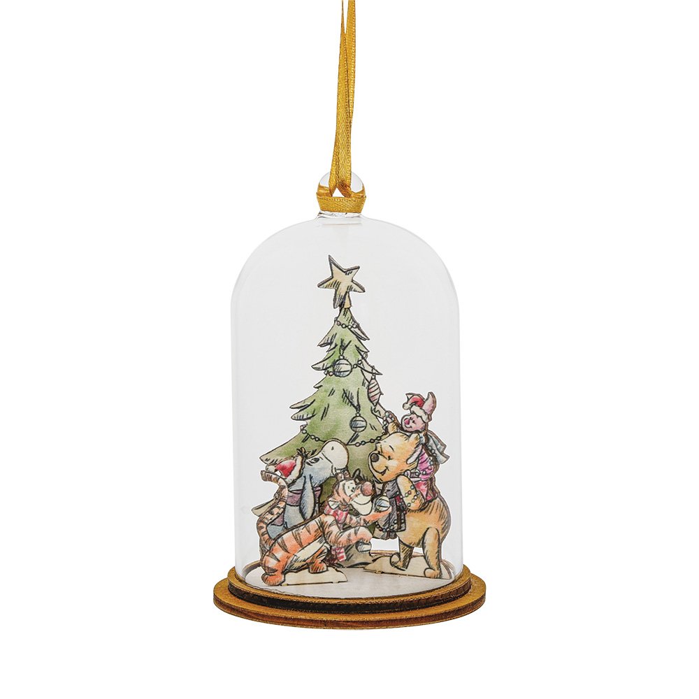Christmas Ornament ALL TOGETHER AT CHRISTMAS WINNIE THE POOH 9x5x5cm