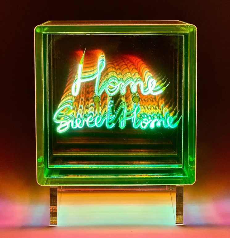 LED-Lichtwürfel HOME SWEET HOME Mehrfarbig