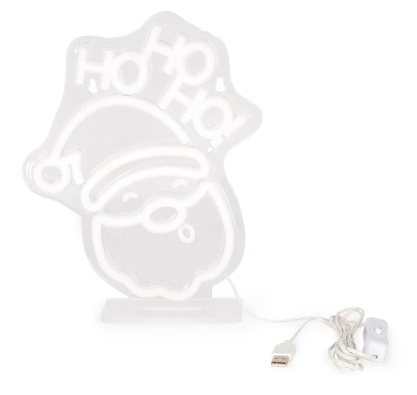 Neon-Effekt-Led-Light-Schild - It's a Sign - Weihnachtsmann