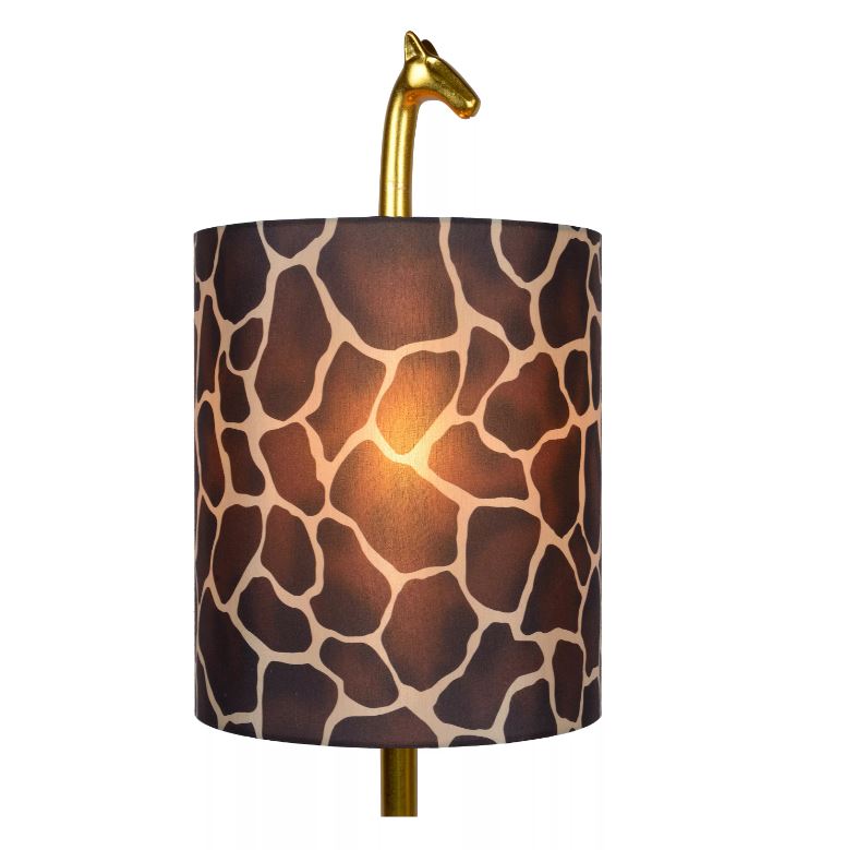 61581_1 Stehleuchte EXTRAVAGANZA MISS TALL Kunststoff Textil Gold Braun 31,5x31,5x160cm