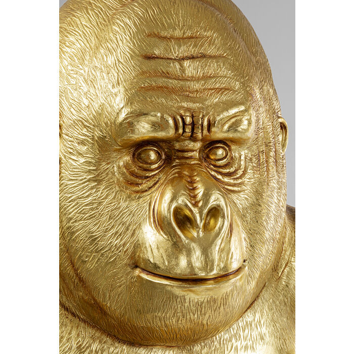 8yF18HFNhm3PnE Dekofigur GORILLA XL Gold handgearbeitet 180x130x100cm