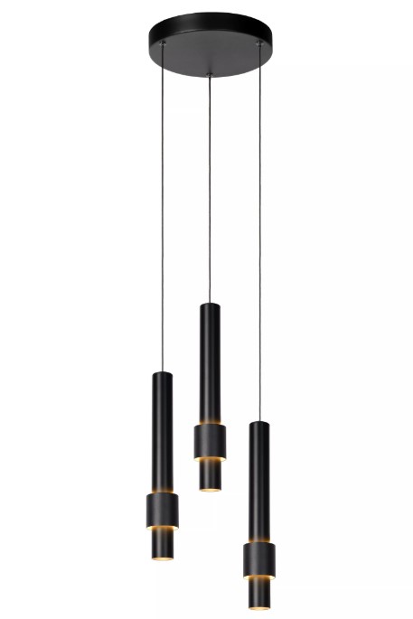 1-19yoBUjkH3N6Fz Pendelleuchte MARGARY Aluminium 3x4W 433lm 2700K Warmweiß 28x28x169cm