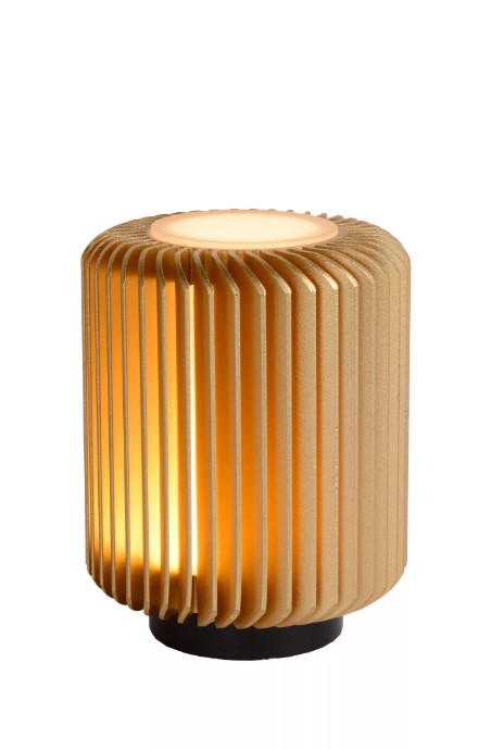 1N0N5FZa8t0sR2 Tischleuchte TURBIN Aluminium 5W 400lm 3000K Warmweiß dimmbar 10,6x10,6x13,7cm