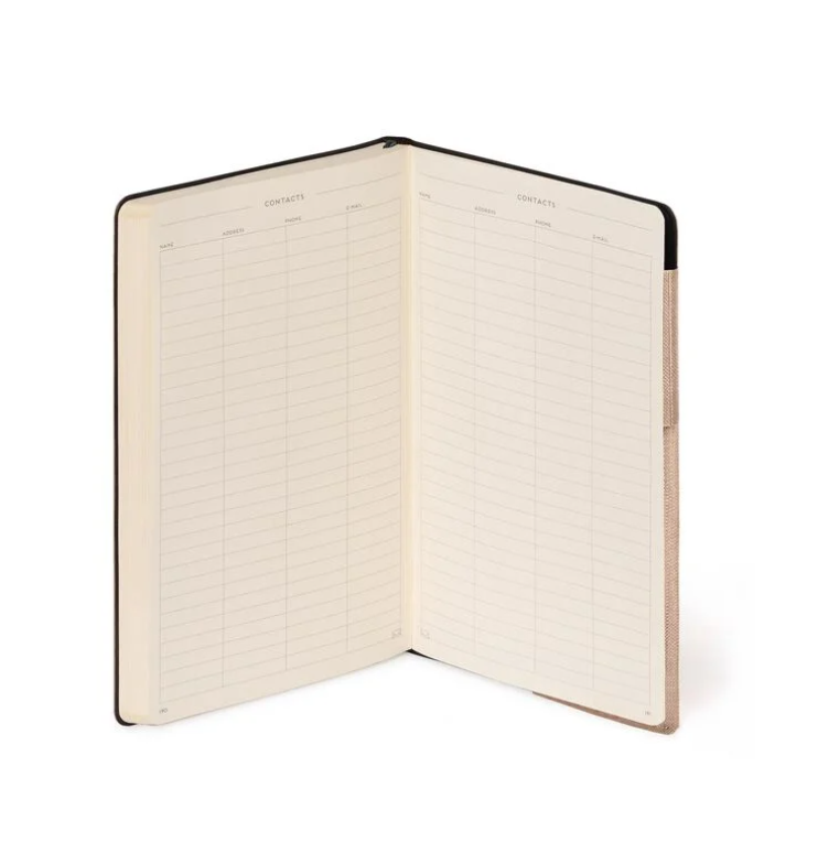 51TxZB2TELcyRW Liniertes Notizbuch - Medium - My Notebook 13x21cm 192 nummerierte Seiten Rosé Gold