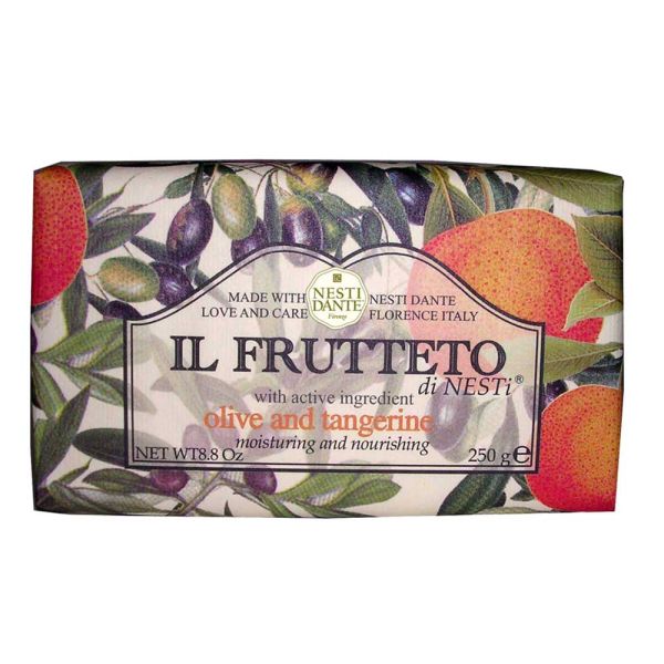 664124A Il Frutteto Olive & Tangerine Seife 250g