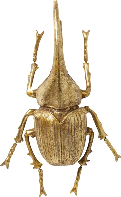 c51d37906f161efaf5841d4100aa4c3b6d3a8455 Wandschmuck Herkules Beetle Gold