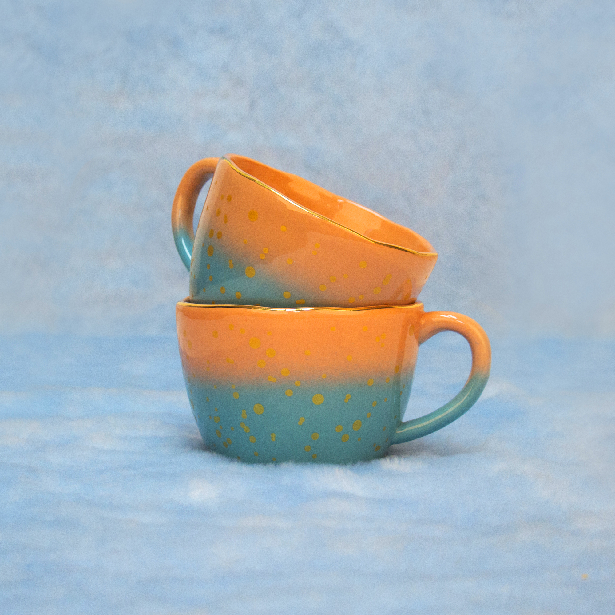 Tasse IRREGULAR Porzellan Krumm 7,8x7,8x15,5cm
