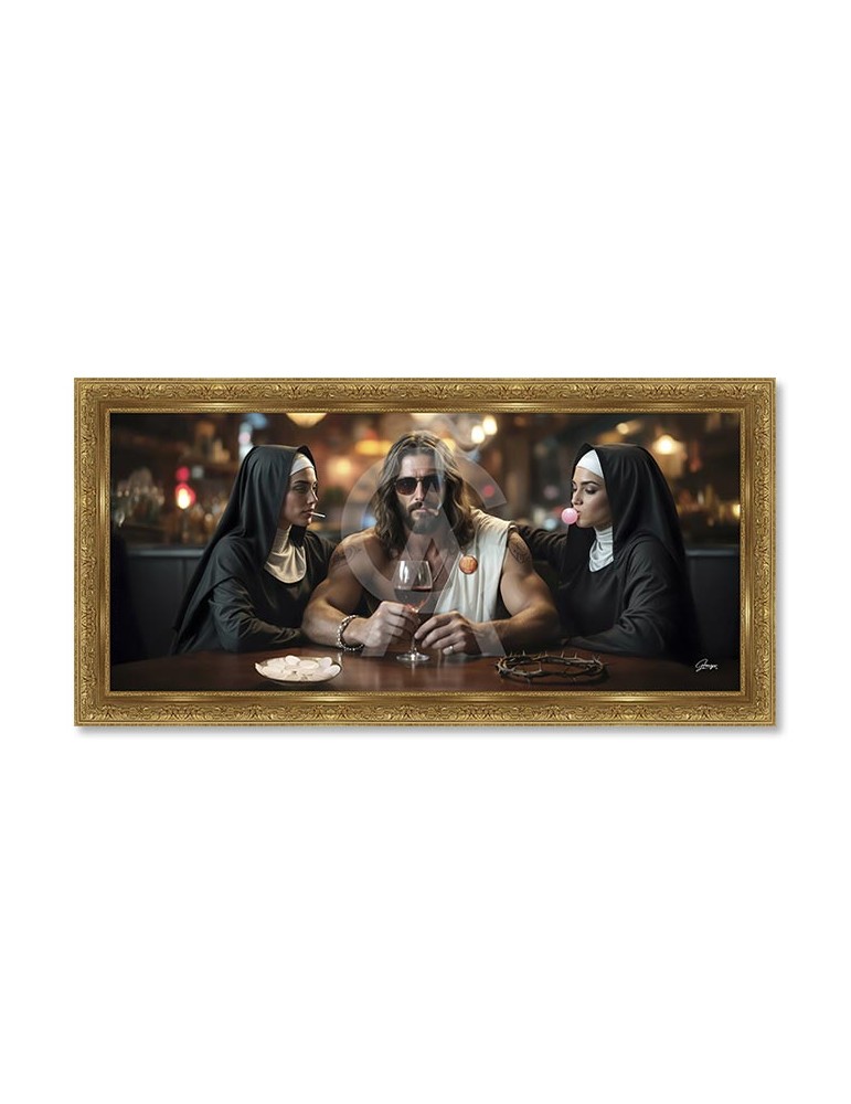 Wandbild THE COLGOTA BAR by Alexandre Granger 4x196x96cm Wandbild THE COLGOTA BAR by Alexandre Granger 4x196x96cm
