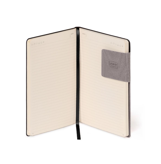 2EbUGmD6qEJ18u Liniertes Notizbuch - Medium - My Notebook 13x21cm 192 nummerierte Seiten Grey Diamond