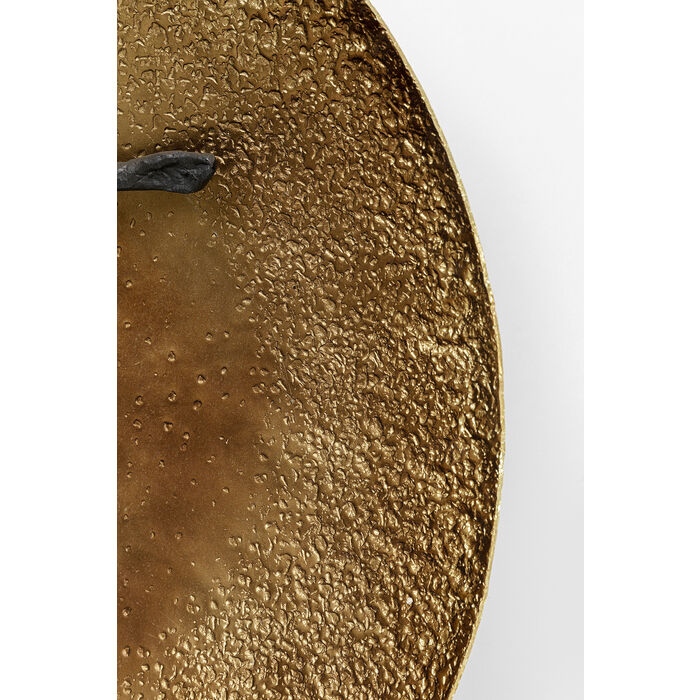9NCjtSiojrczx0 Wandskulptur UMANO BRASS Messing Unikat 59x59x29cm