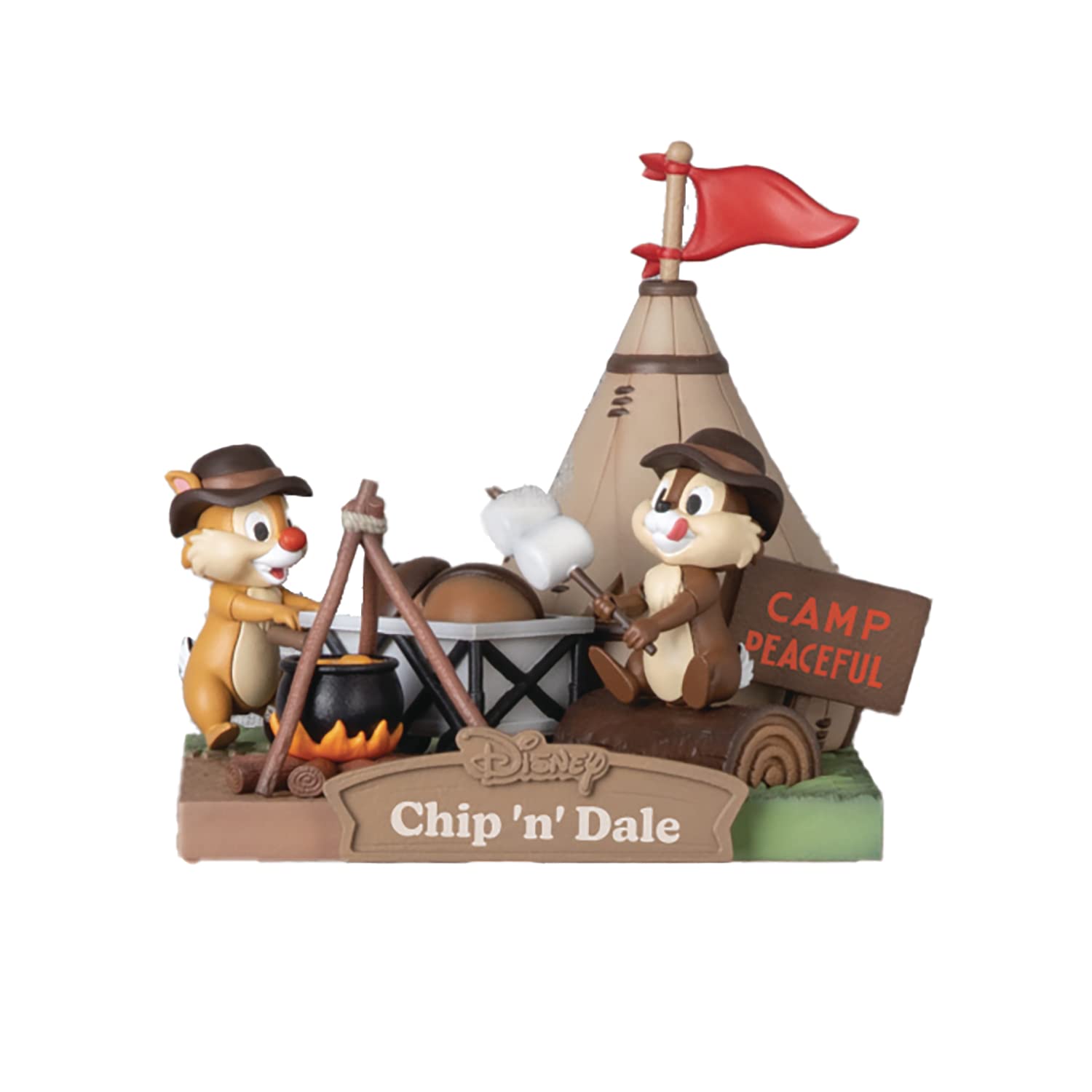 8vgncjUdrKmEs8 Disney Campsite Series D-Stage Sammlerstück Diorama "Chip & Dale" 9,8cm PVC